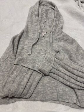 Sincerely Jules Grey Cropped Hoodie